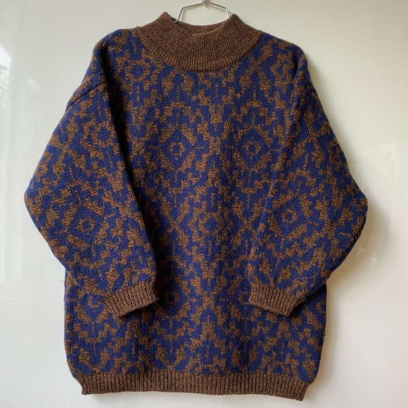 United Colors Of Benetton Sweaters - Benetton Vintage Shetland Wool Sweater